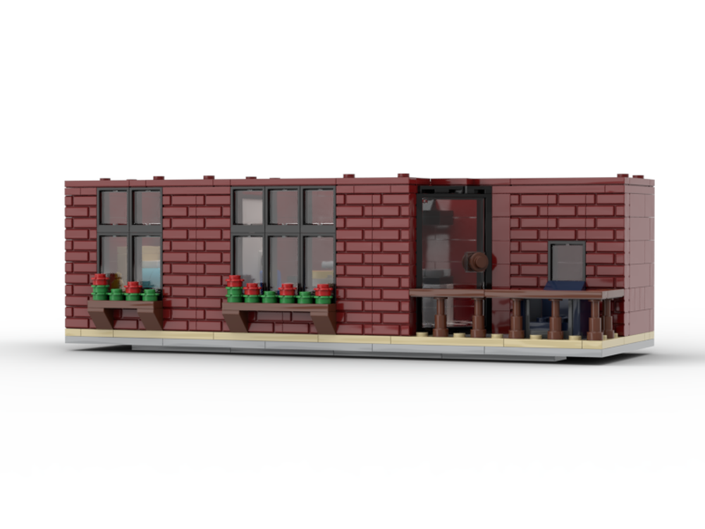 Lego Dark red Apartment