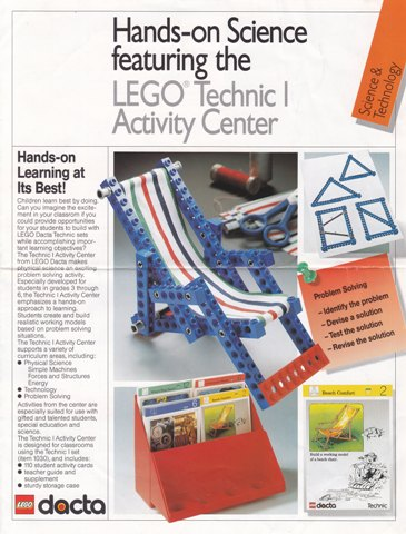 Lego 1991 Large US Dacta - Science & Technology (950.786-USA)