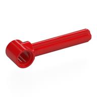 Lego Technic Pin Connector Hub with 3L Axle / Red