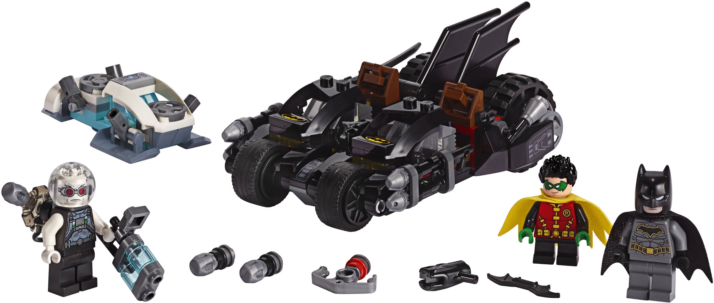 Lego Mr. Freeze Batcycle Battle