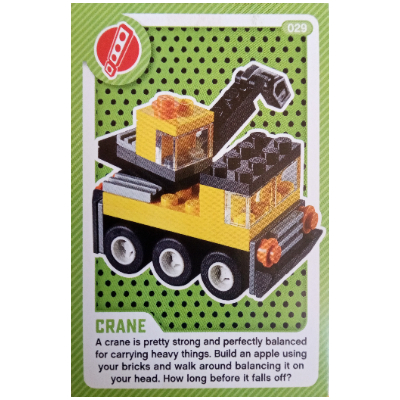 Lego Trading Card, Create the World Living Amazingly - Crane