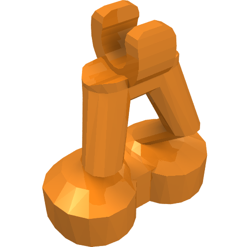 Lego Legs Martian / Orange