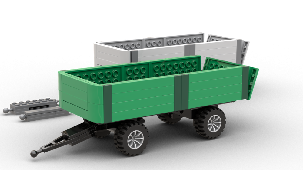 Lego Green farm wagon