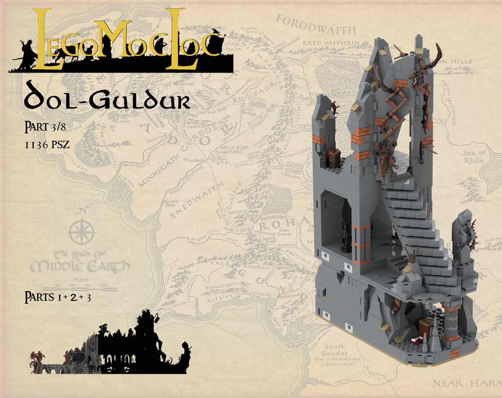 Lego UCS Dol-Guldur - part 3/8