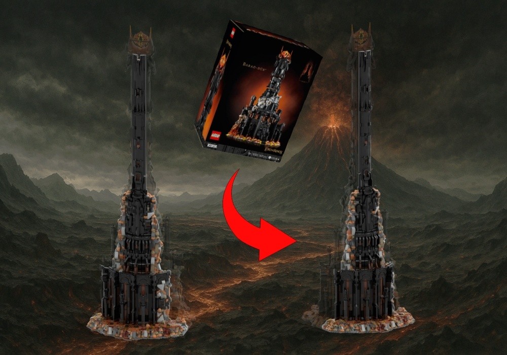 Lego The Barad-Dur Back Expansion