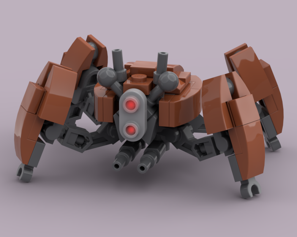 Lego LM-432 Crab Droid Clone Wars Variant (Dark Orange)