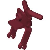 Lego Tricycle Body Front Fork / Handlebars / Dark Red