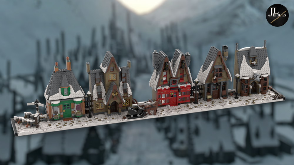 Lego Hogsmeade Scenery (v.2)