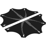 Lego Foil Sheet for Set 21595, Black Wings / [No Color/Any Color]