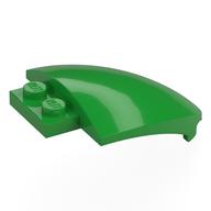 Lego Windscreen, Curved 4 x 5 / Bright Green
