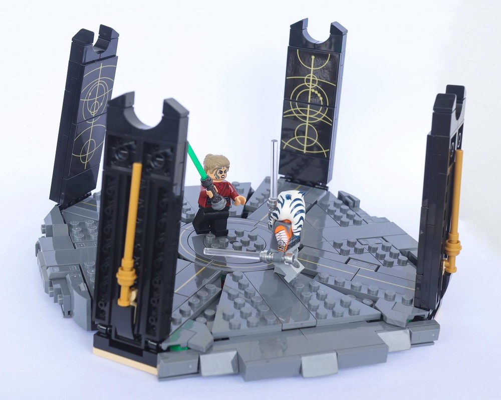 Lego 75385 Duel on Peridea full circle alternate build