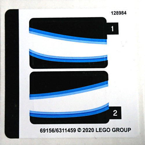 Lego Sticker Sheet for Set 76165-1 / [No Color/Any Color]