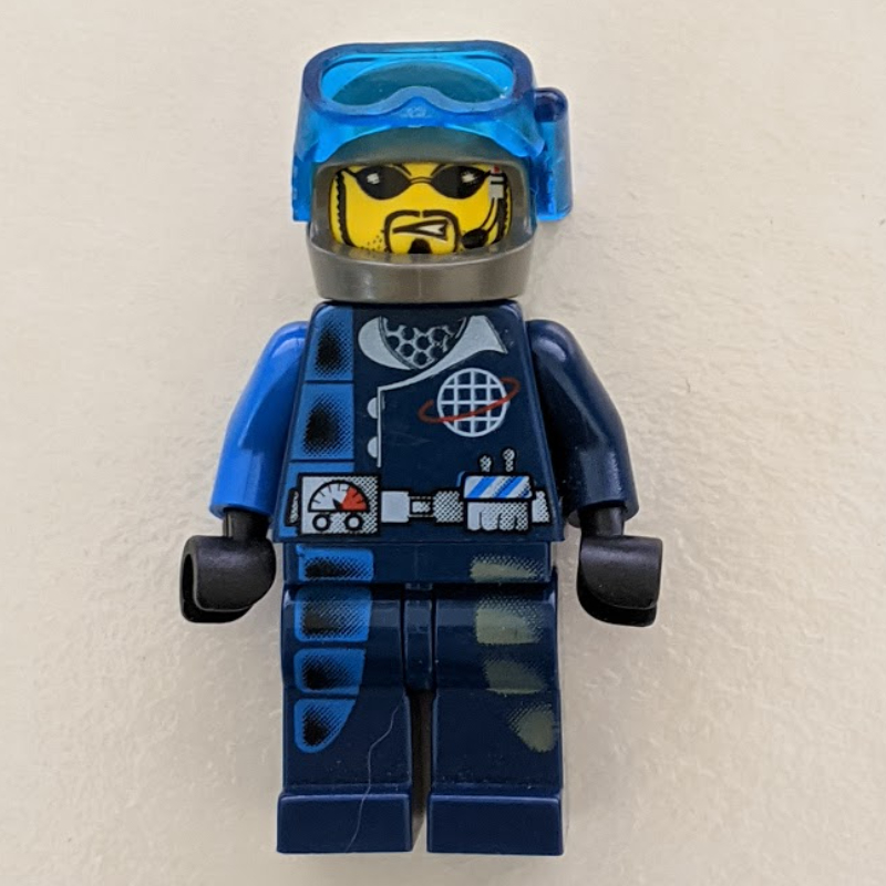 Lego Charge with Trans-Dark Blue Diving Mask