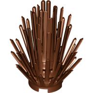 Lego Plant, Bush 2 x 2 x 4 / Reddish Brown