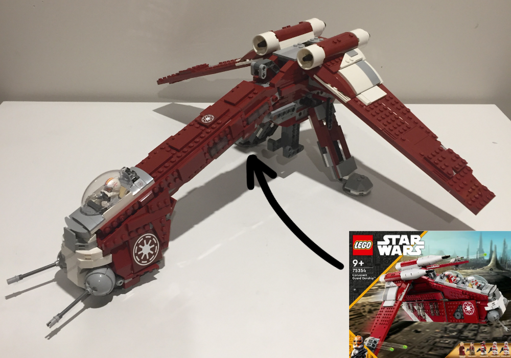 Lego Coruscant Dropship (Alternative build)