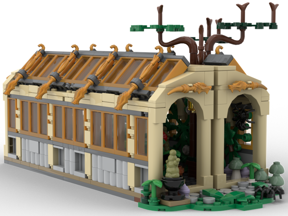 Lego Herbology Classroom Greenhouse