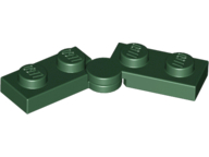 Lego Hinge Plate 1 x 4 Swivel (2429 / 2430) / Dark Green