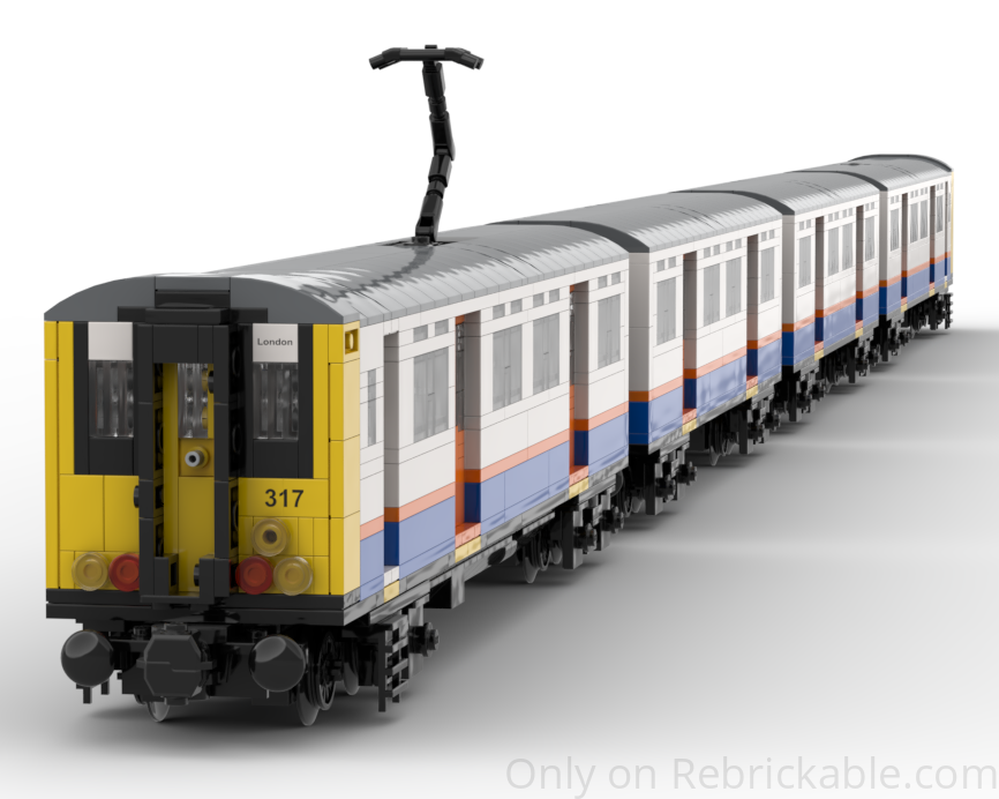 Lego Class 317 Overground Livery| 8 - Wide | Power Functions