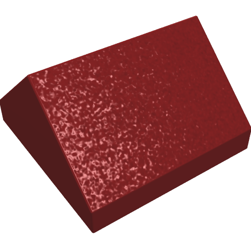 Lego Brick Sloped 45° 2 x 2 Double / Dark Red