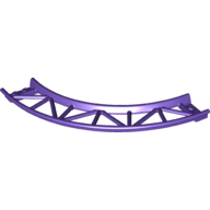 Lego Vehicle Track, Roller Coaster, Curve / Dark Purple