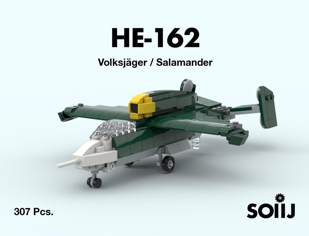 Lego Heinkel he-162 Volksjäger / Salamander - 1:35