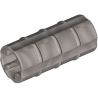 Lego Technic Axle Connector Ridged [with x Hole x Orientation] / Pearl Light Gray