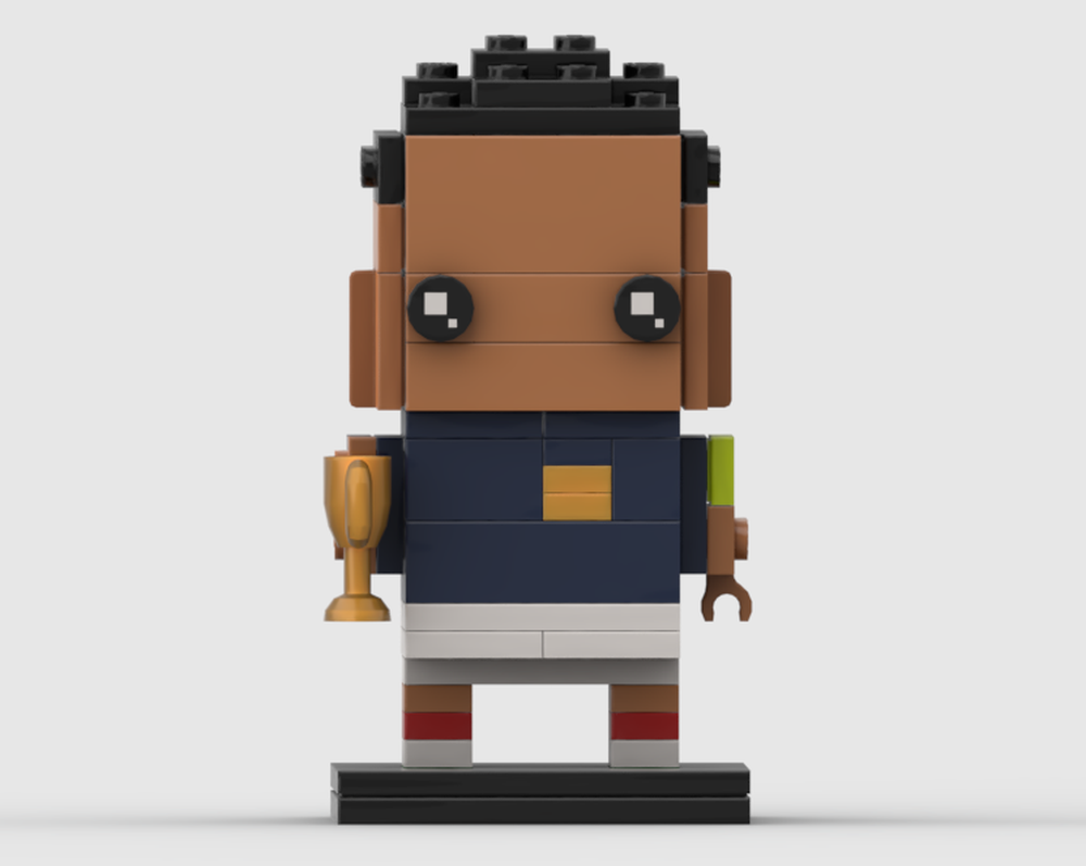 Lego Kylian Mbappé BrickHeadz MOC – France Kit ⚽
