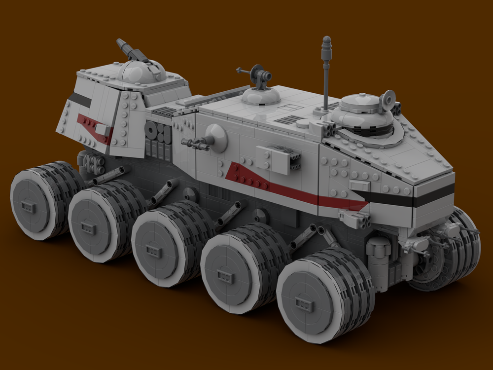 Lego Clone Turbo Tank – HAVw A6 Juggernaut (1:125 scale)