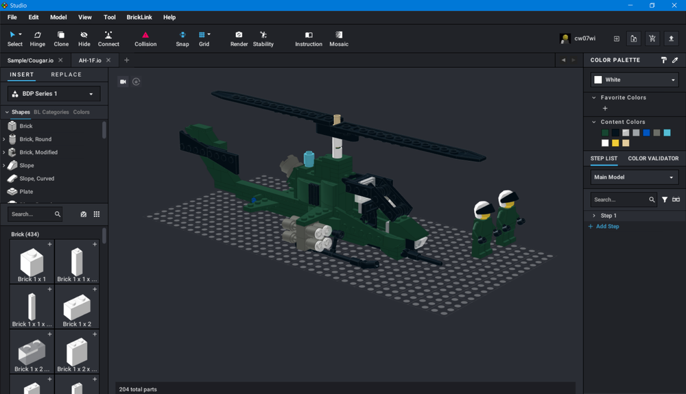 Lego AH-1F/S cobra