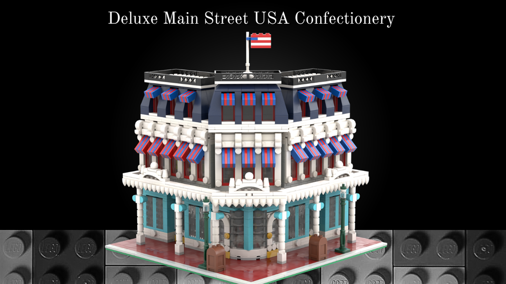 Lego Confectionery | Deluxe Main Street USA