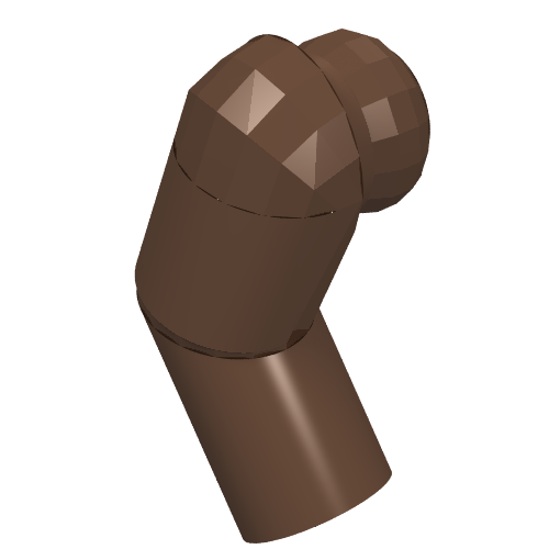 Lego Arm, Right / Brown