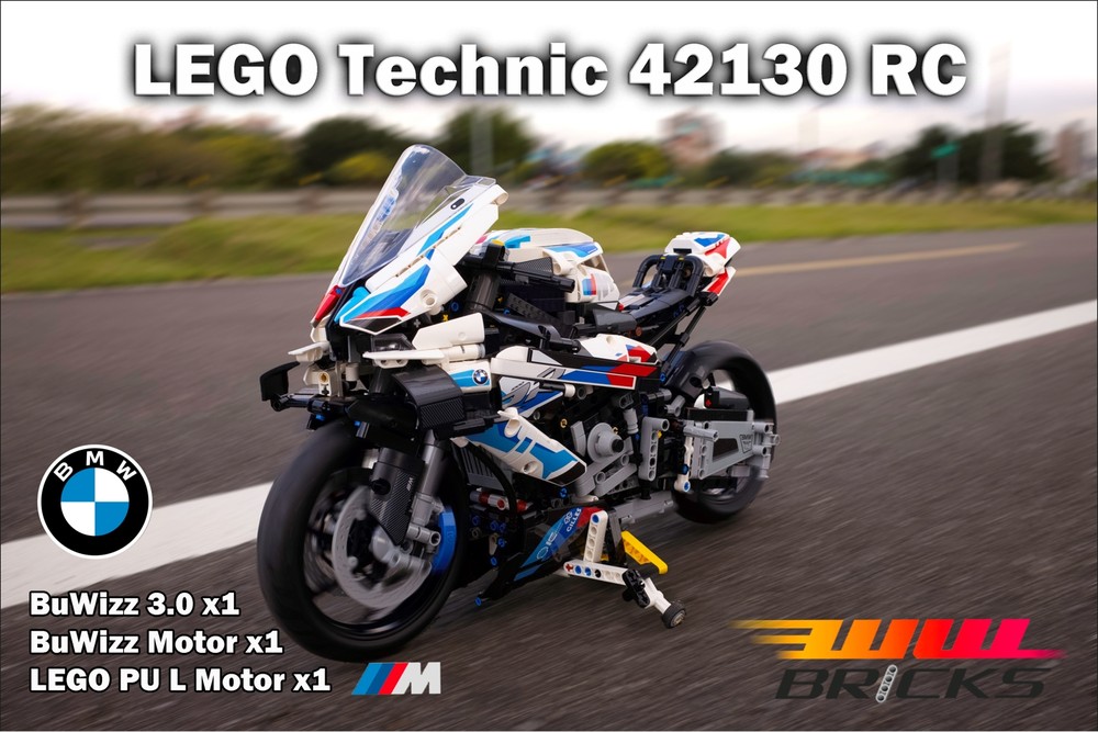 Lego [RC] LEGO Technic 42130 BMW M 1000 RR + 1BuWizz 3.0 + 1 BuWizz motor + 1 PU L motor