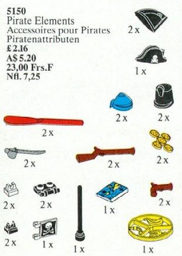 Lego Pirate Elements