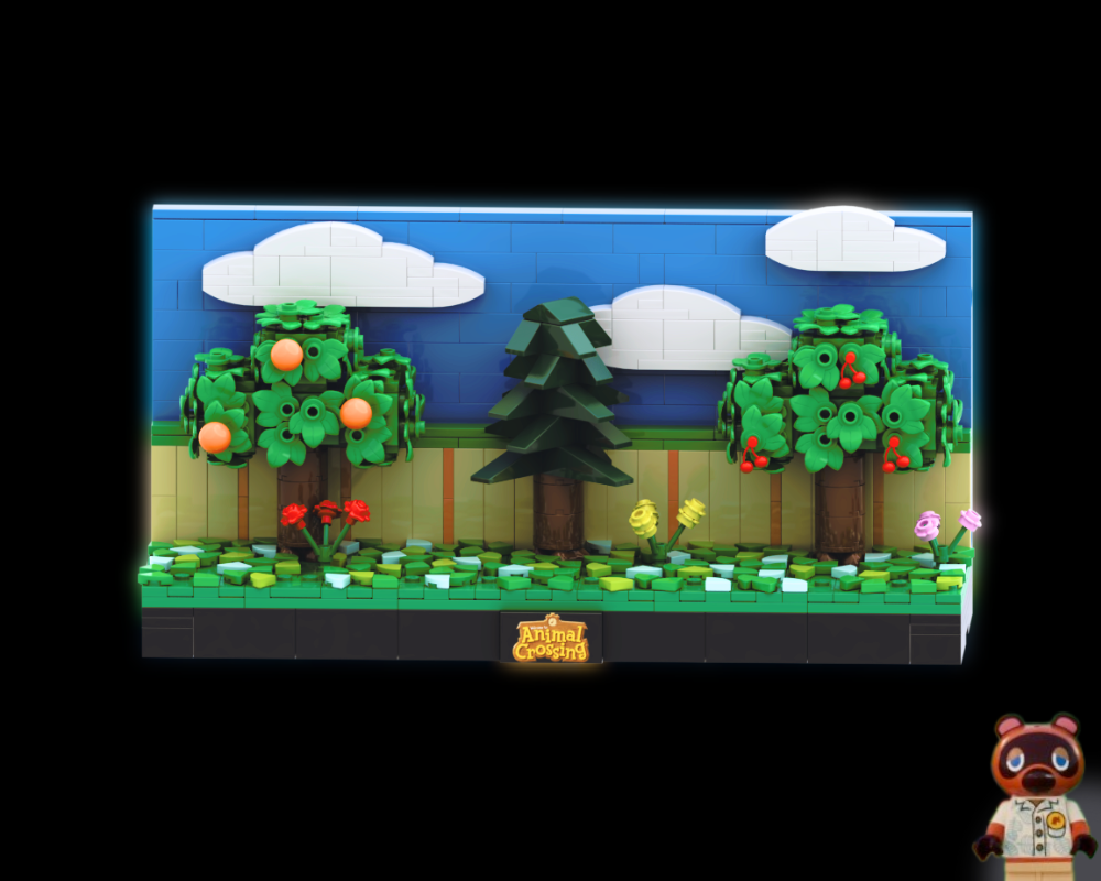 Lego Animal Crossing - Minifigures Display Stand