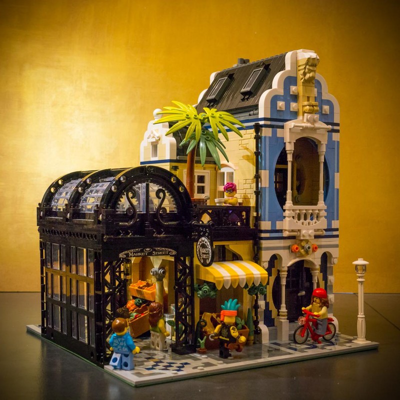 Lego Art Nouveau Market Street