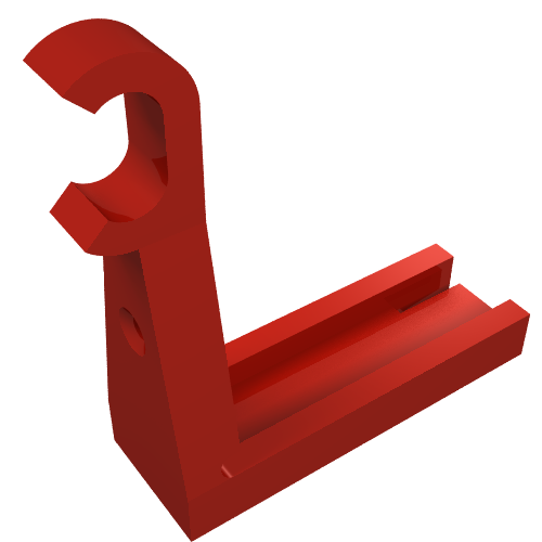 Lego Hook Slider - Arm/Hook / Rust