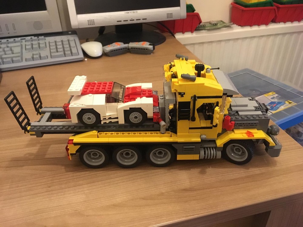 Lego 7653 alternate Tow truck and car