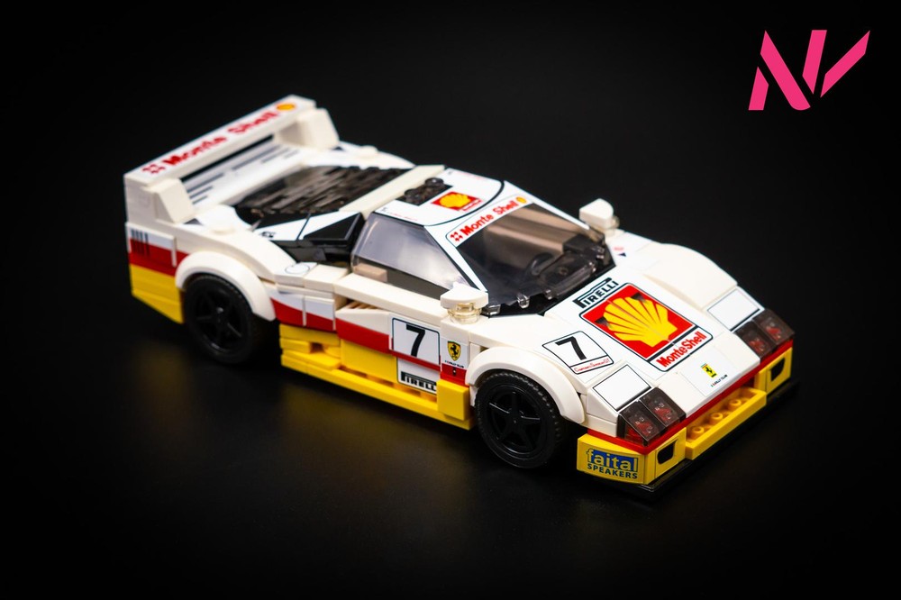 Lego Ferrari F40 Monte Shell