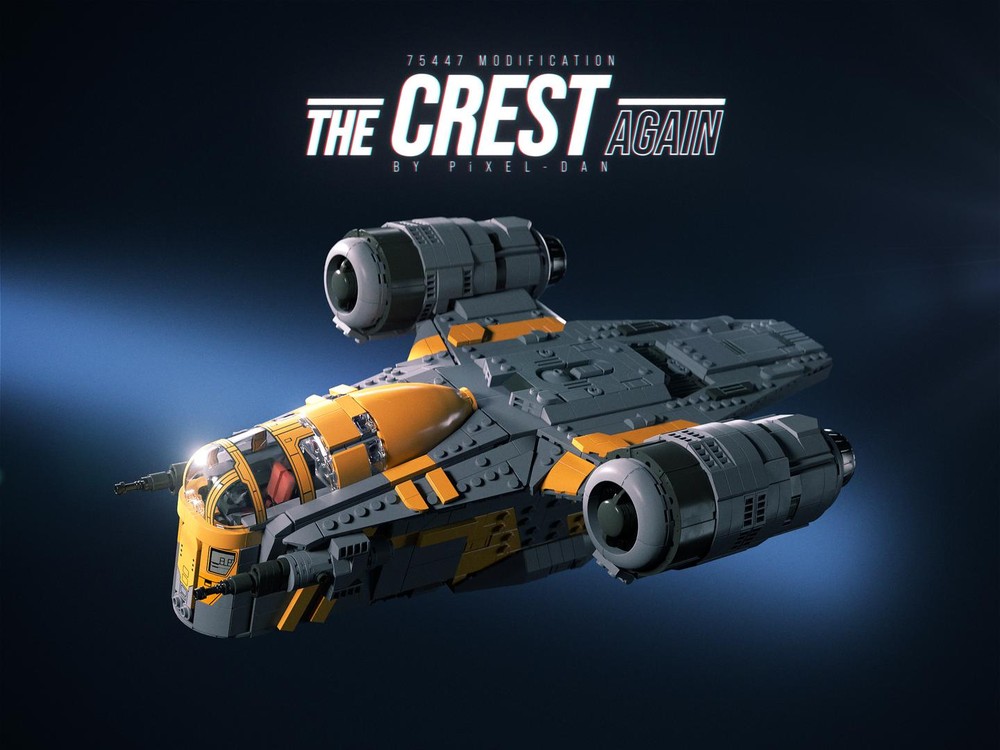 Lego PiXEL DAN’s THE CREST AGAIN – a 75447 Playscale UCS-Style Modification