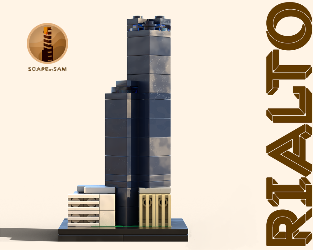 Lego Rialto Towers - An Architectural Piece