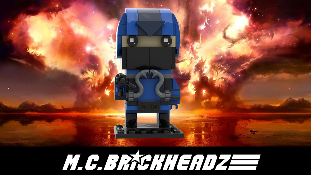 Lego Cobra Officer (1982-83) - M.C.Brickheadz series 1