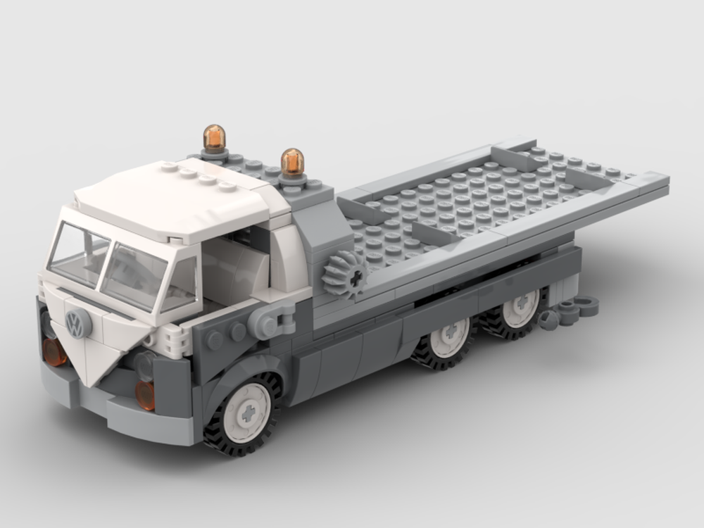 Lego 1965 Volkswagen T1 Car Transporter - 8 Stud Wide