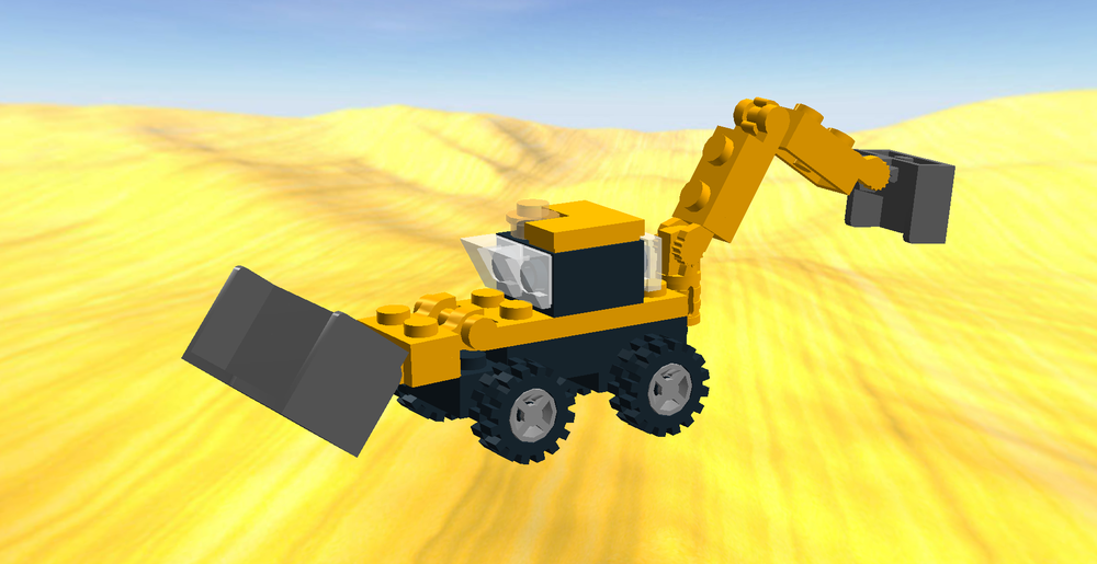Lego Backhoe Loader