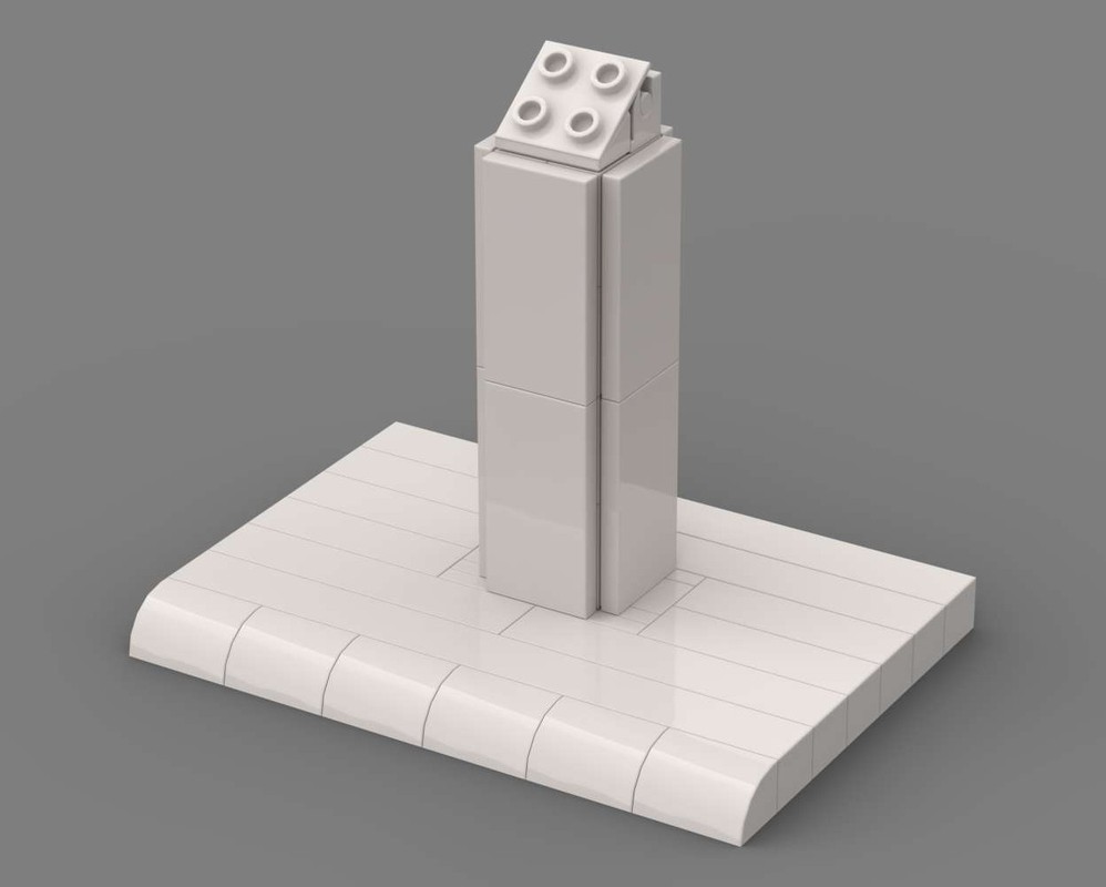 Lego White Starfighter Stand