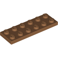 Lego Plate 2 x 6 / Medium Nougat