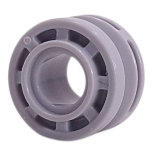 Lego Wheel 11 x 8 with Center Groove, One Smooth Side / Light Bluish Gray