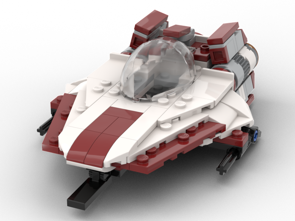 Lego A-Wing fits Minifig pilot