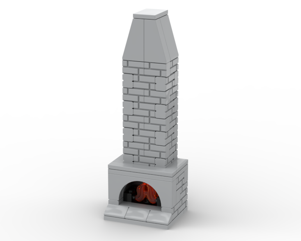 Lego fire place