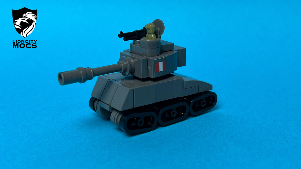 Lego Sherman Firefly Lego Tutorial (1:120)