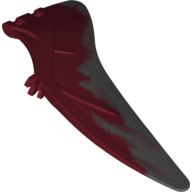 Lego Animal Body Part, Dinosaur, Pteranodon Wing, Left with Marbled Dark Bluish Gray Edge Pattern